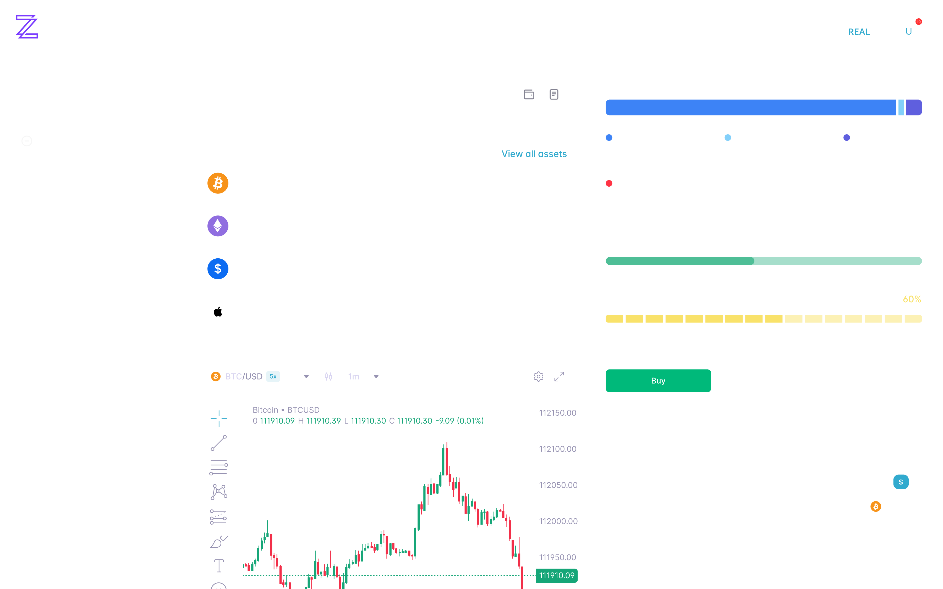 Trading platform preview